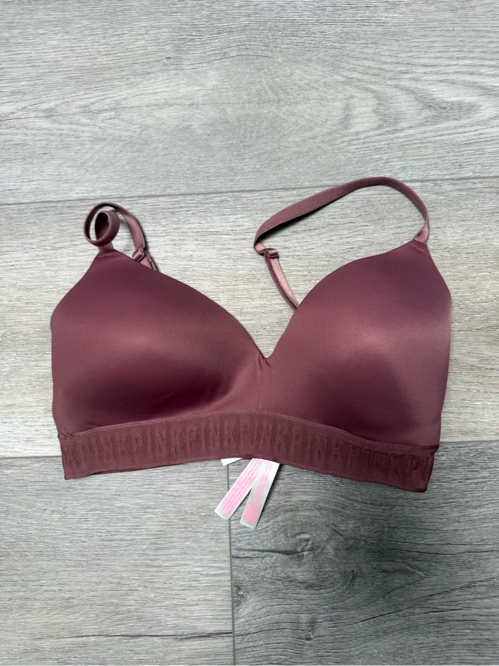 PINK Victoria's Secret Smooth Molded Bra in Dusty Rose